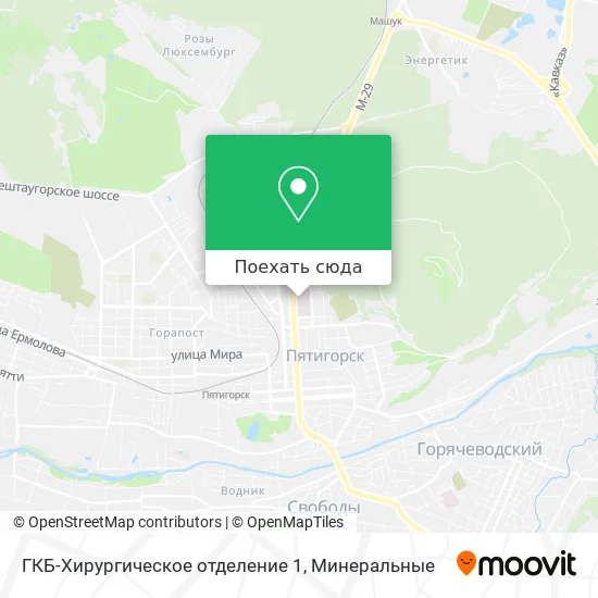 Карта ГКБ-Хирургическое отделение 1