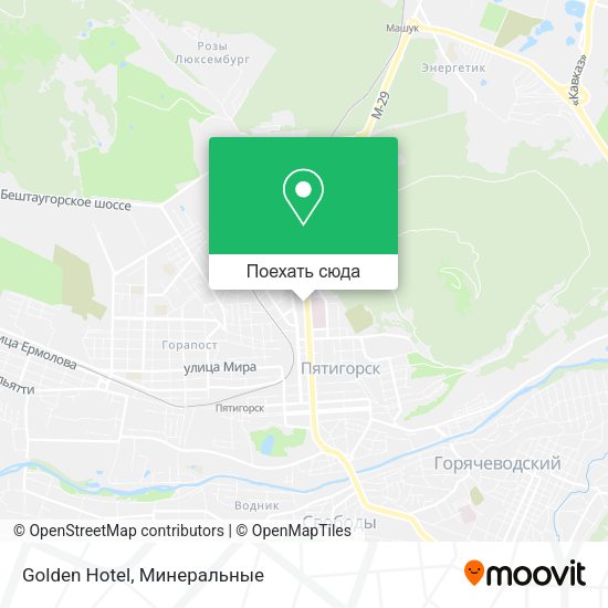 Карта Golden Hotel