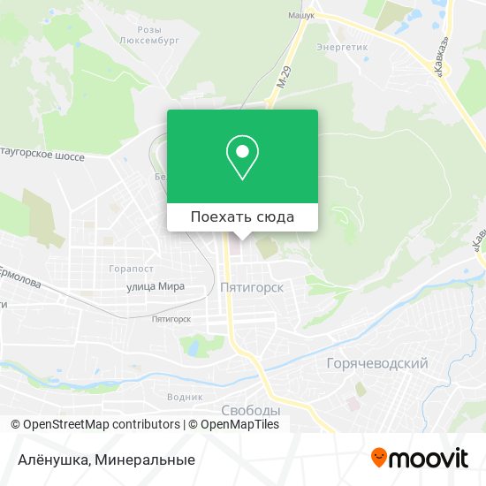 Карта Алёнушка