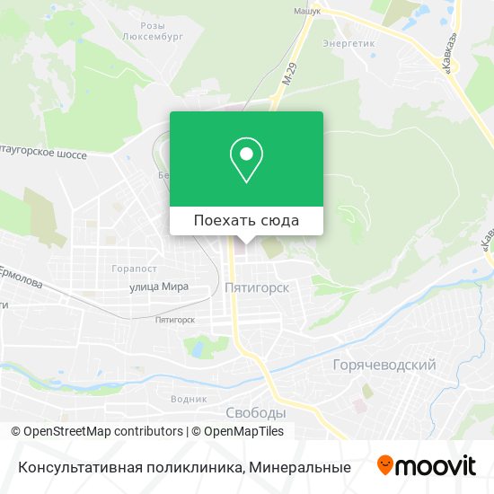 Карта Консультативная поликлиника