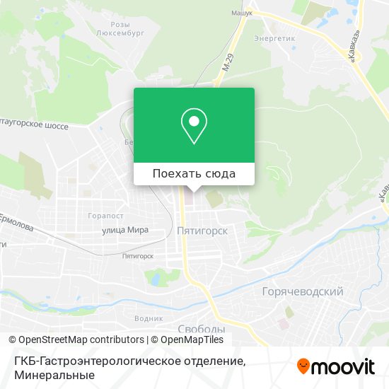 Карта ГКБ-Гастроэнтерологическое отделение
