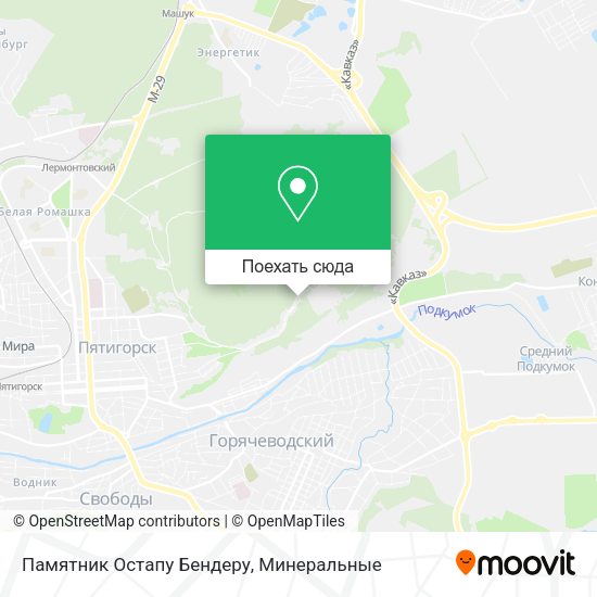 Карта Памятник Остапу Бендеру
