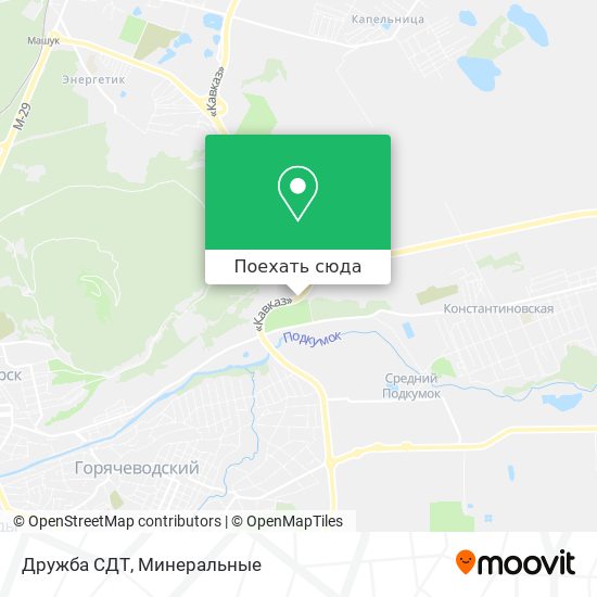 Карта Дружба СДТ