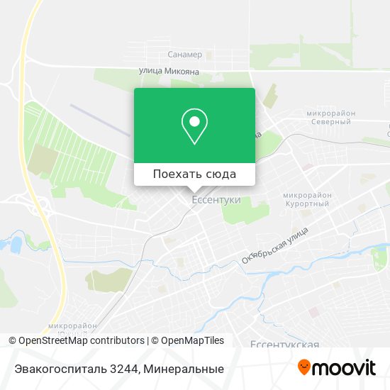 Карта Эвакогоспиталь 3244
