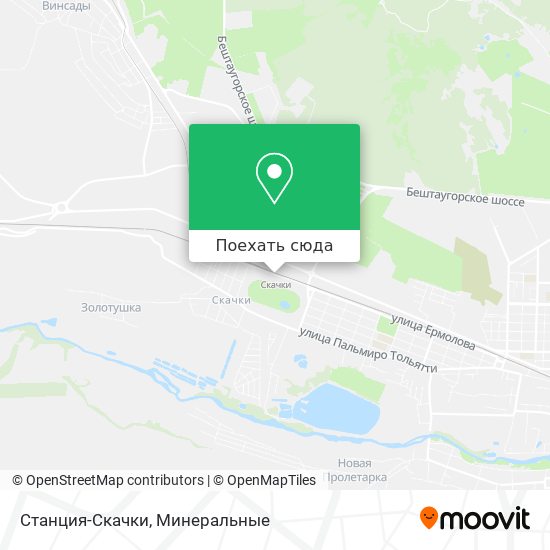 Карта Станция-Скачки