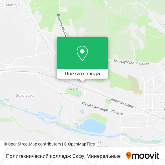 Карта Политехнический колледж Скфу