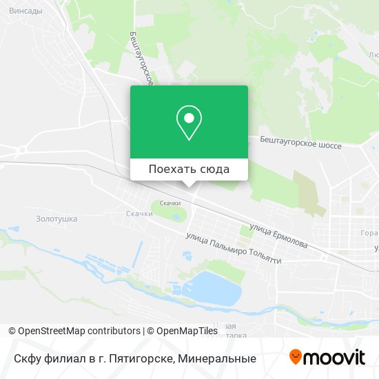 Карта Скфу филиал в г. Пятигорске