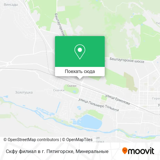 Карта Скфу филиал в г. Пятигорске