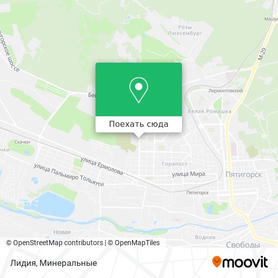 Карта Лидия