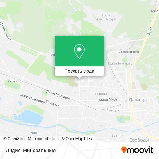 Карта Лидия