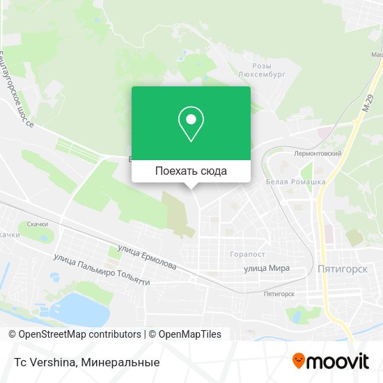 Карта Tc Vershina