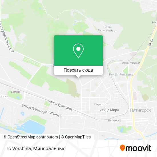 Карта Tc Vershina