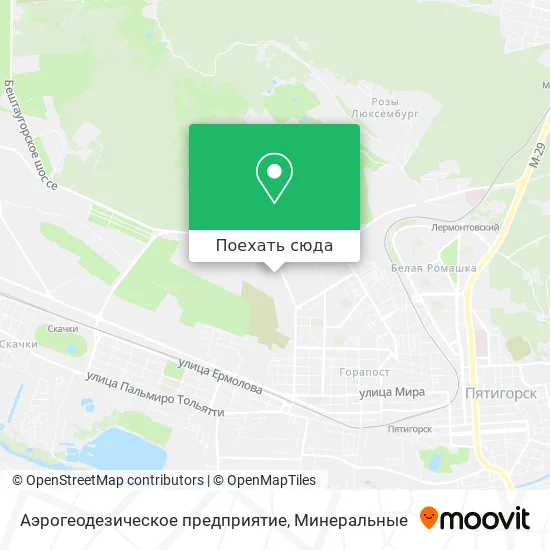 Карта Аэрогеодезическое предприятие