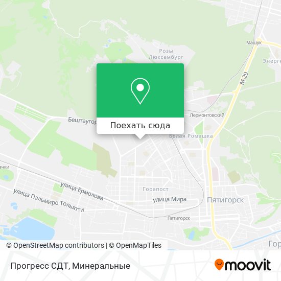 Карта Прогресс СДТ