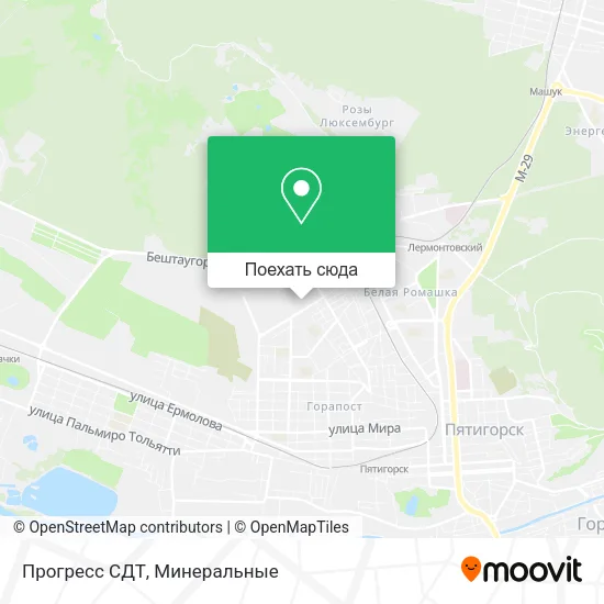 Карта Прогресс СДТ