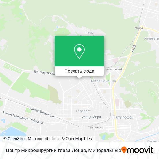 Карта Центр микрохирургии глаза Ленар