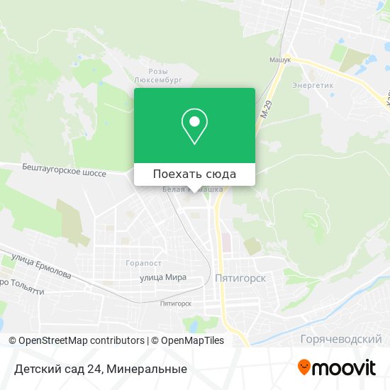 Карта Детский сад 24