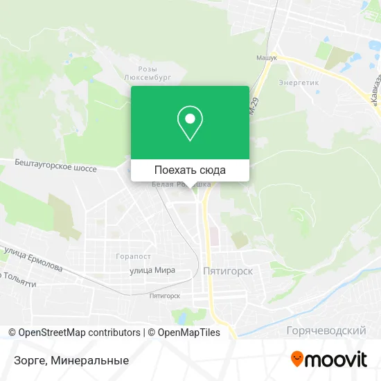 Карта Зорге