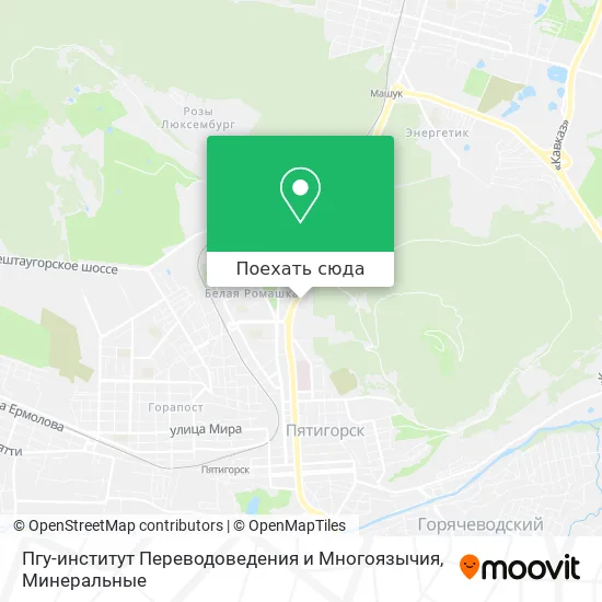 Карта Пгу-институт Переводоведения и Многоязычия
