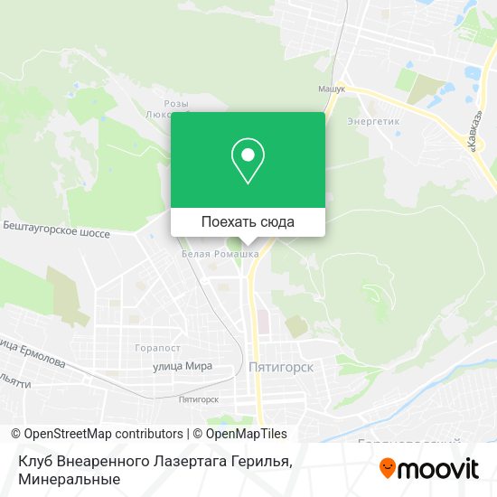 Карта Клуб Внеаренного Лазертага Герилья