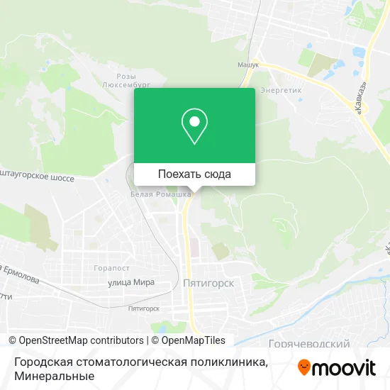 Карта Городская стоматологическая поликлиника