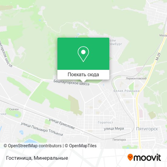 Карта Гостиница