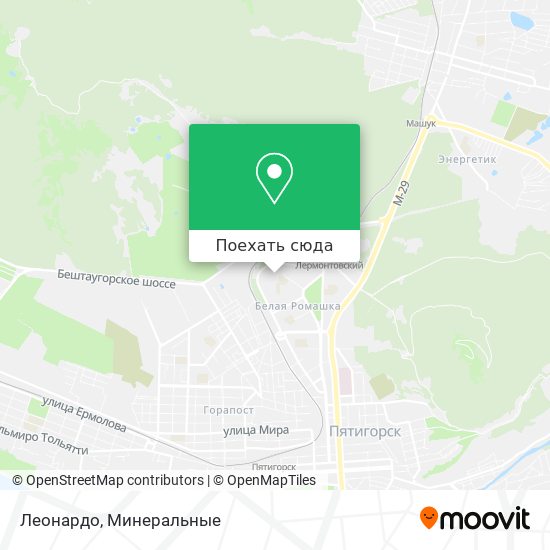Карта Леонардо