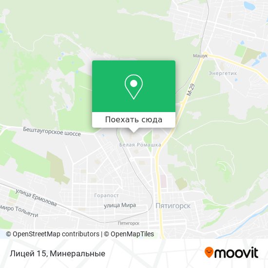 Карта Лицей 15