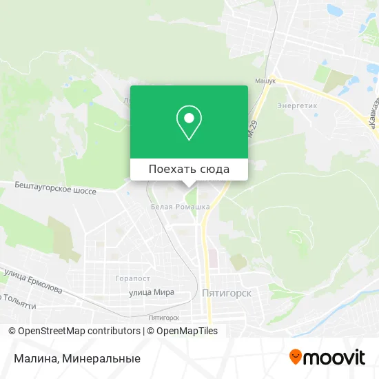 Карта Малина