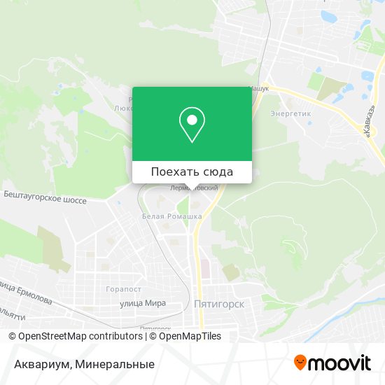 Карта Аквариум