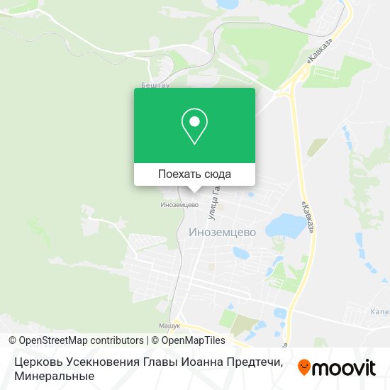 Карта Церковь Усекновения Главы Иоанна Предтечи