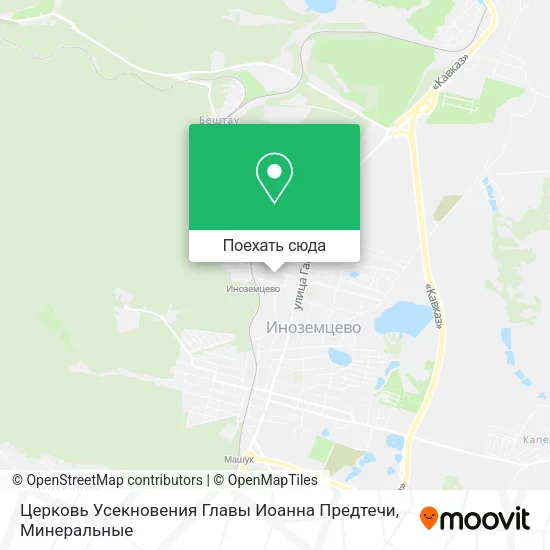 Карта Церковь Усекновения Главы Иоанна Предтечи