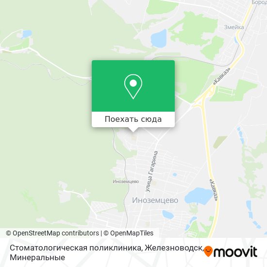 Карта Стоматологическая поликлиника, Железноводск