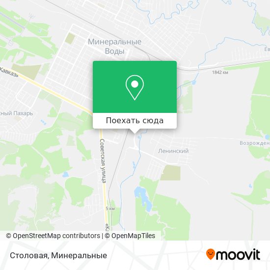 Карта Столовая