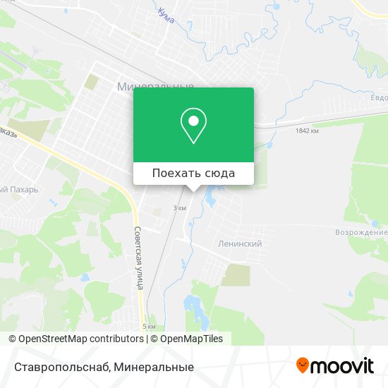 Карта Ставропольснаб