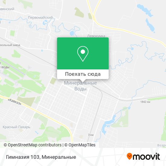 Карта Гимназия 103