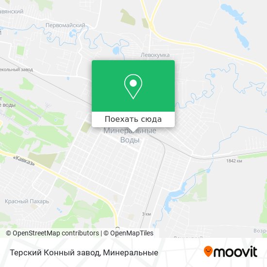 Карта Терский Конный завод