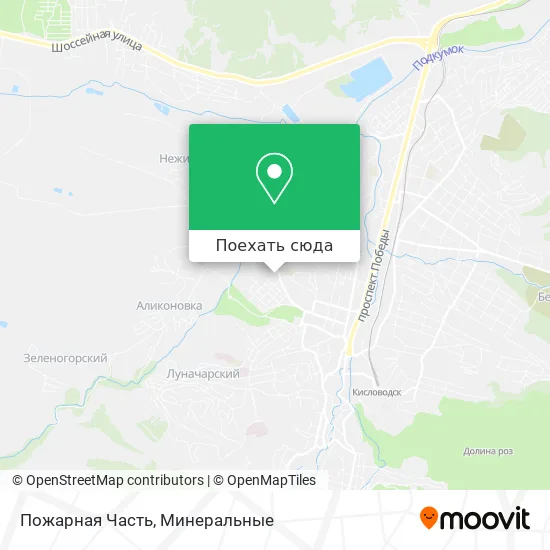 Карта Пожарная Часть