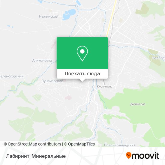 Карта Лабиринт
