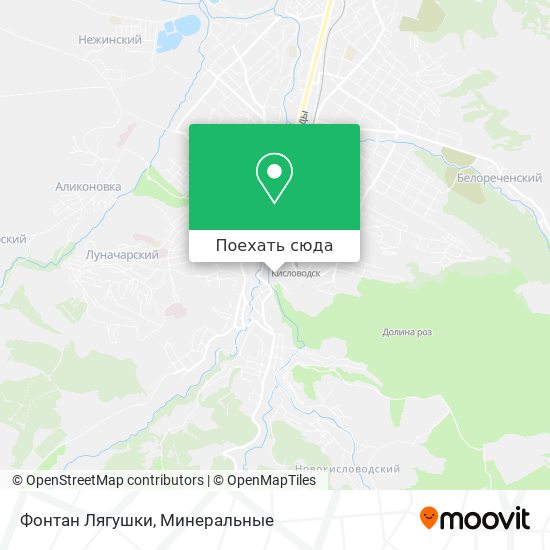 Карта Фонтан Лягушки
