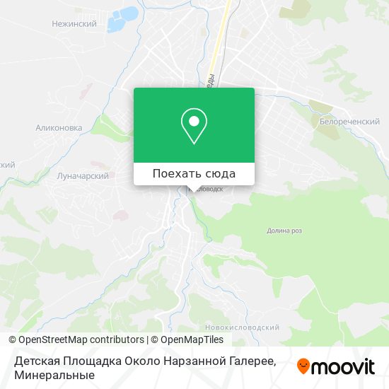 Карта Детская Площадка Около Нарзанной Галерее