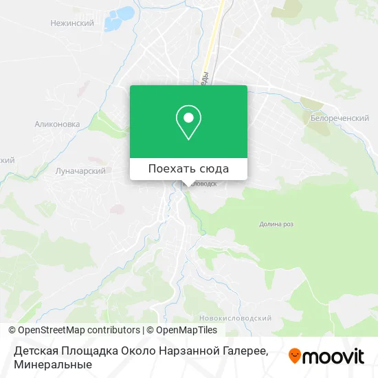 Карта Детская Площадка Около Нарзанной Галерее