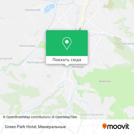 Карта Green Park Hotel