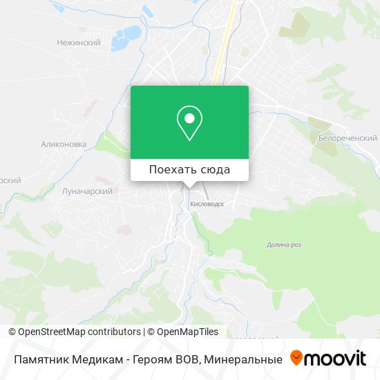 Карта Памятник Медикам - Героям ВОВ