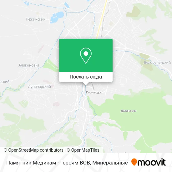 Карта Памятник Медикам - Героям ВОВ