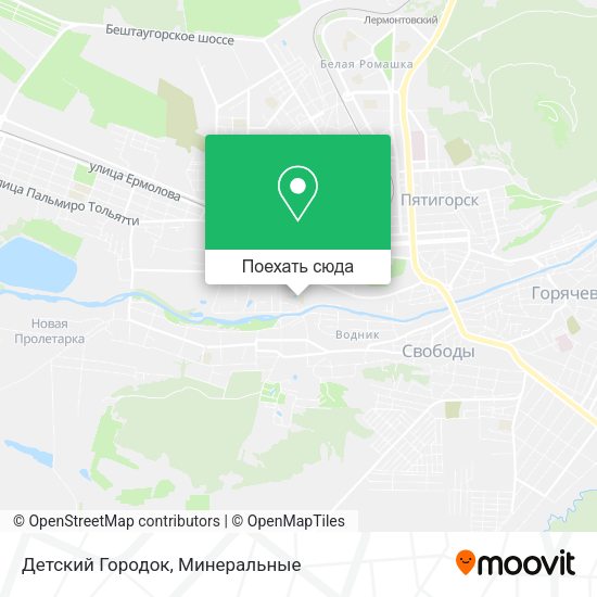 Карта Детский Городок