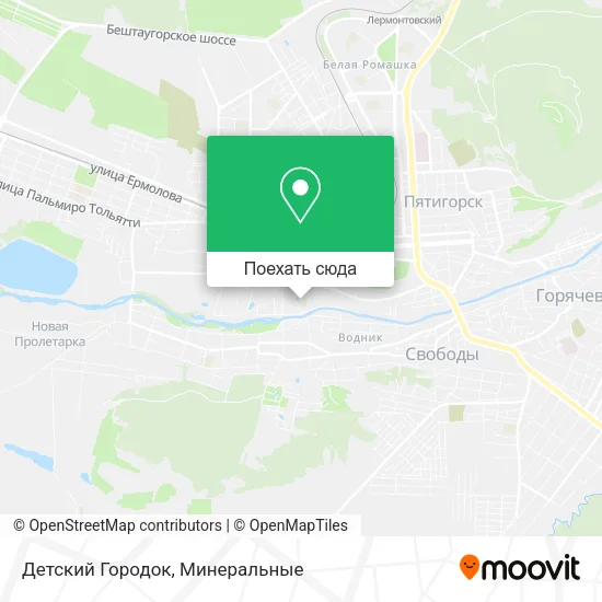 Карта Детский Городок