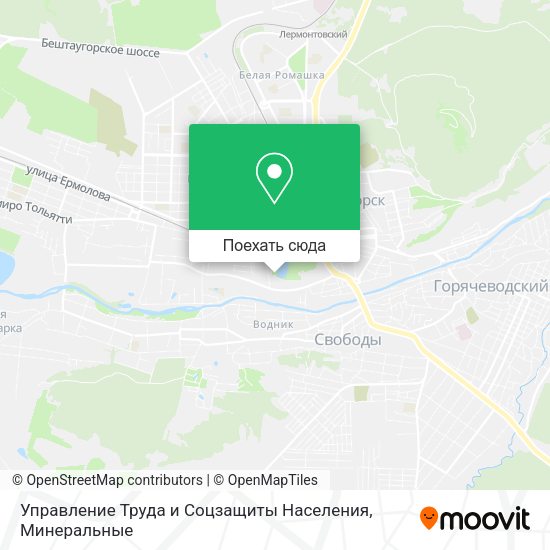 Карта Управление Труда и Соцзащиты Населения