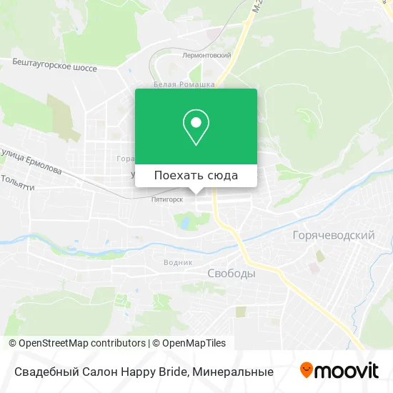 Карта Свадебный Салон Happy Bride