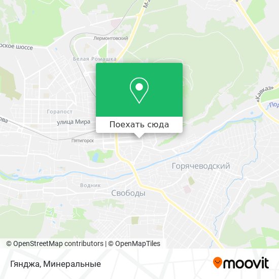 Карта Гянджа